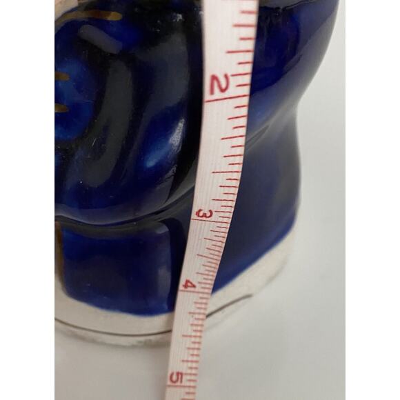 Vintage Majolica Tobacco Humidor with a‎ Man Wearing a Hat - Picture 8 of 8